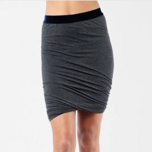 gray twist T by Alexander Wang skirt large